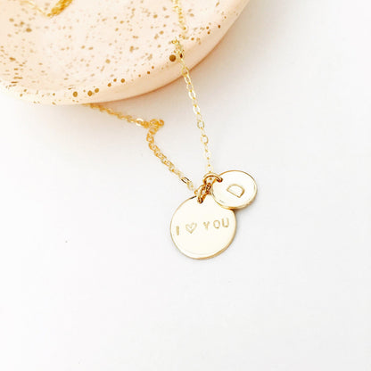 Medium & Small Pendant Necklace