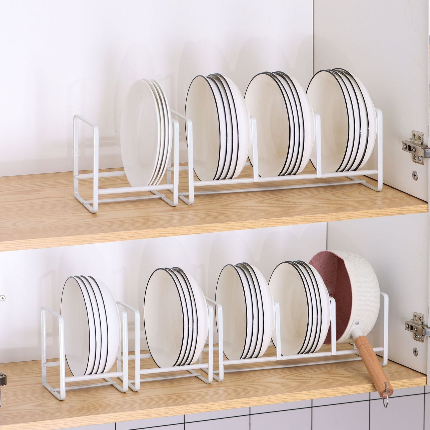 Adjustable Multi-Functional Cabinet Storage Shelf