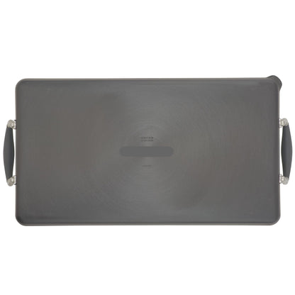10 x 18-Inch Double Burner Griddle with Multi-Purpose Rack